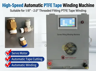 Automatický stroj na navíjení PTFE pásky WPM-1308 - Stroj na navíjení pásky
