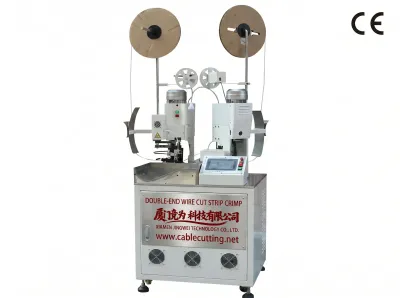 Automatický krimpovací stroj WPM-188 pro oba konce drátu - Wire Cut Strip Crimp Machine