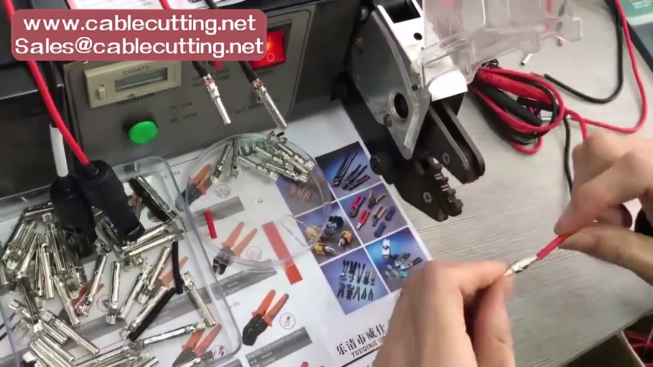 Automatické krimpovací stroje EM-6B1 a EM-6B2 pro širokou škálu elektrických terminálů