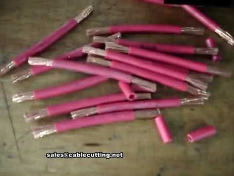 Multicore Cable Wire Cutting and Stripping Machine for Thick Wire