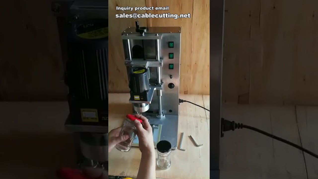 Efektivní zavíčkovací stroj na plechová a plastová víka | Capping Machine