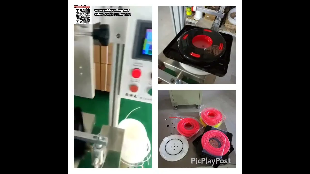 Profesionální automatický navíjecí stroj na blistry pro výrobu strun do vyžínačů