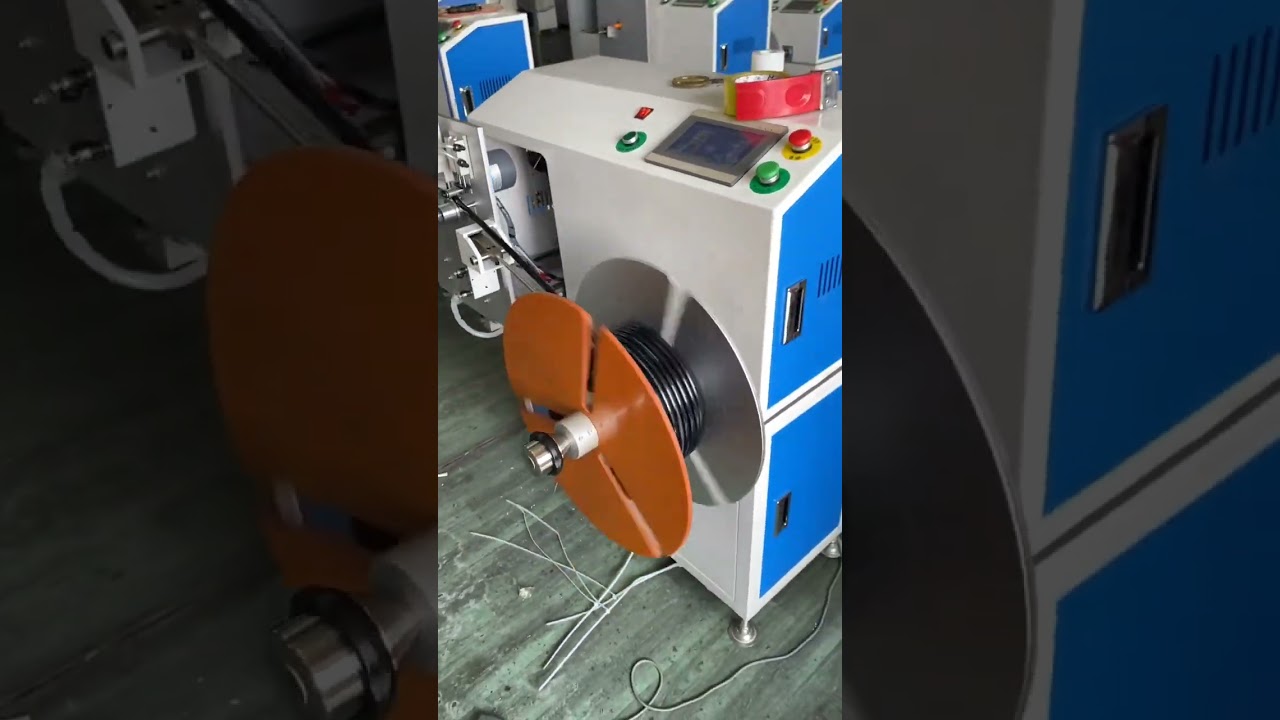 Automatický stroj na počítání, třídění, řezání a navíjení trubek o průměru 1–16 mm z PVC a gumy