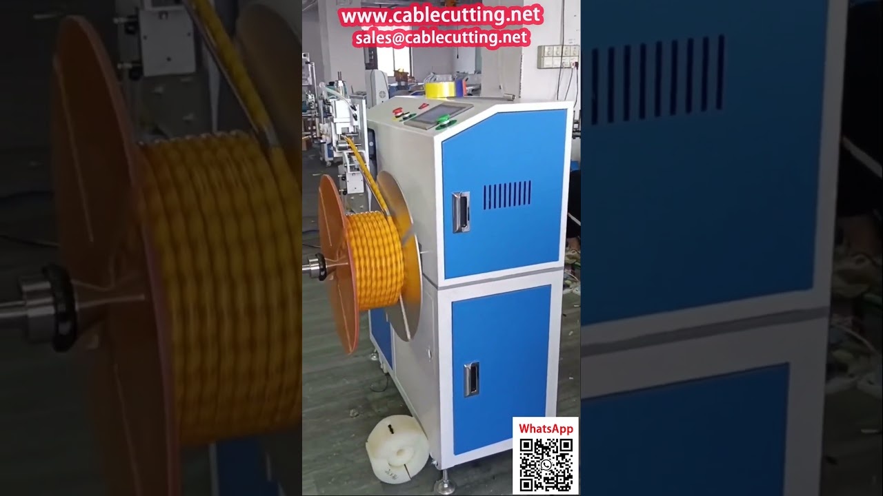 Hose and Tube Coiling Machine with Length Meter Counter for High-Pressure and Industrial Pipes