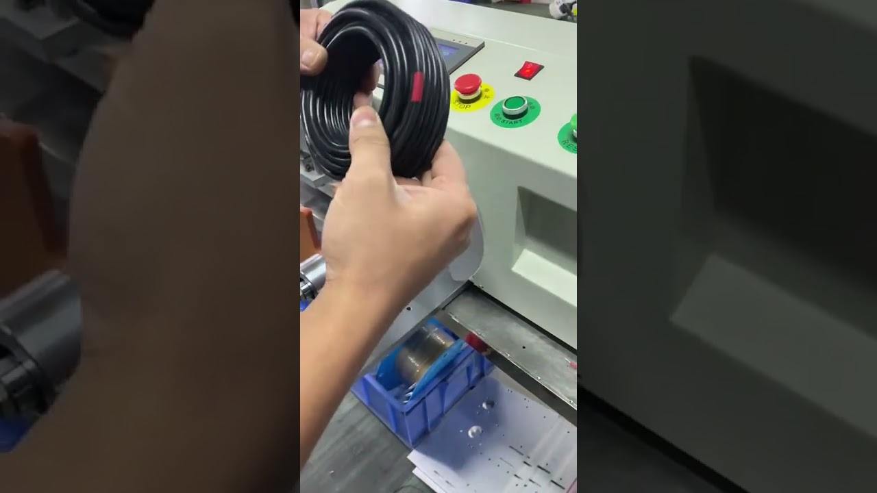 Váš pomocník pro měření a navíjení kabelových svazků #machine #cablewirestrippingmachine #factory