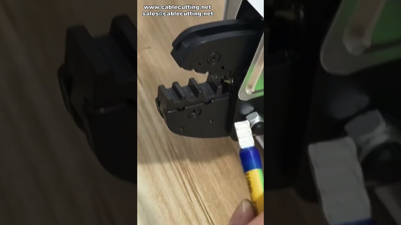Elektrický krimpovací stroj pro trubkové koncovky 25 mm² | Z výroby #factory #machine