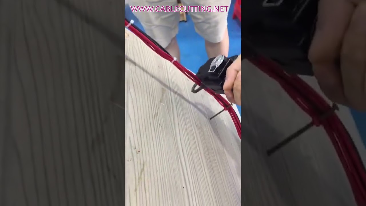 Automatický vázací stroj na kabelové pásky | Rychlé a spolehlivé balení svazků