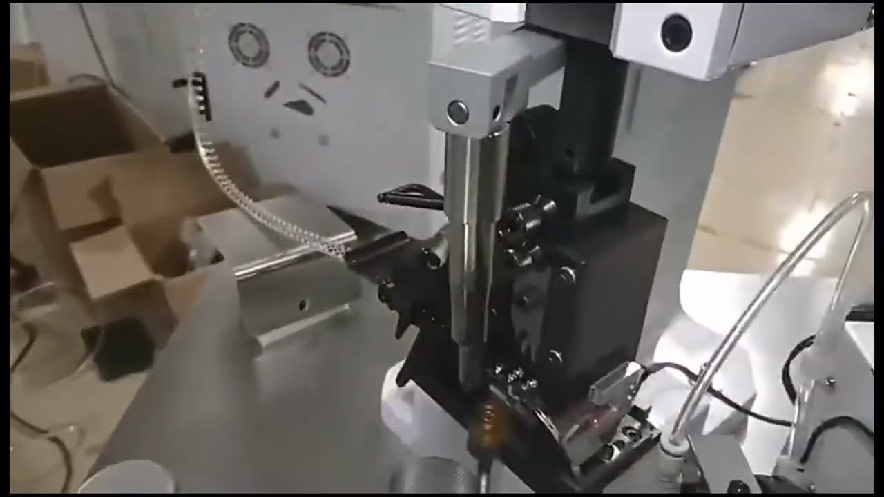 Flat Cables DC Terminal Crimping Machine for Single End Wire Cut Strip Split