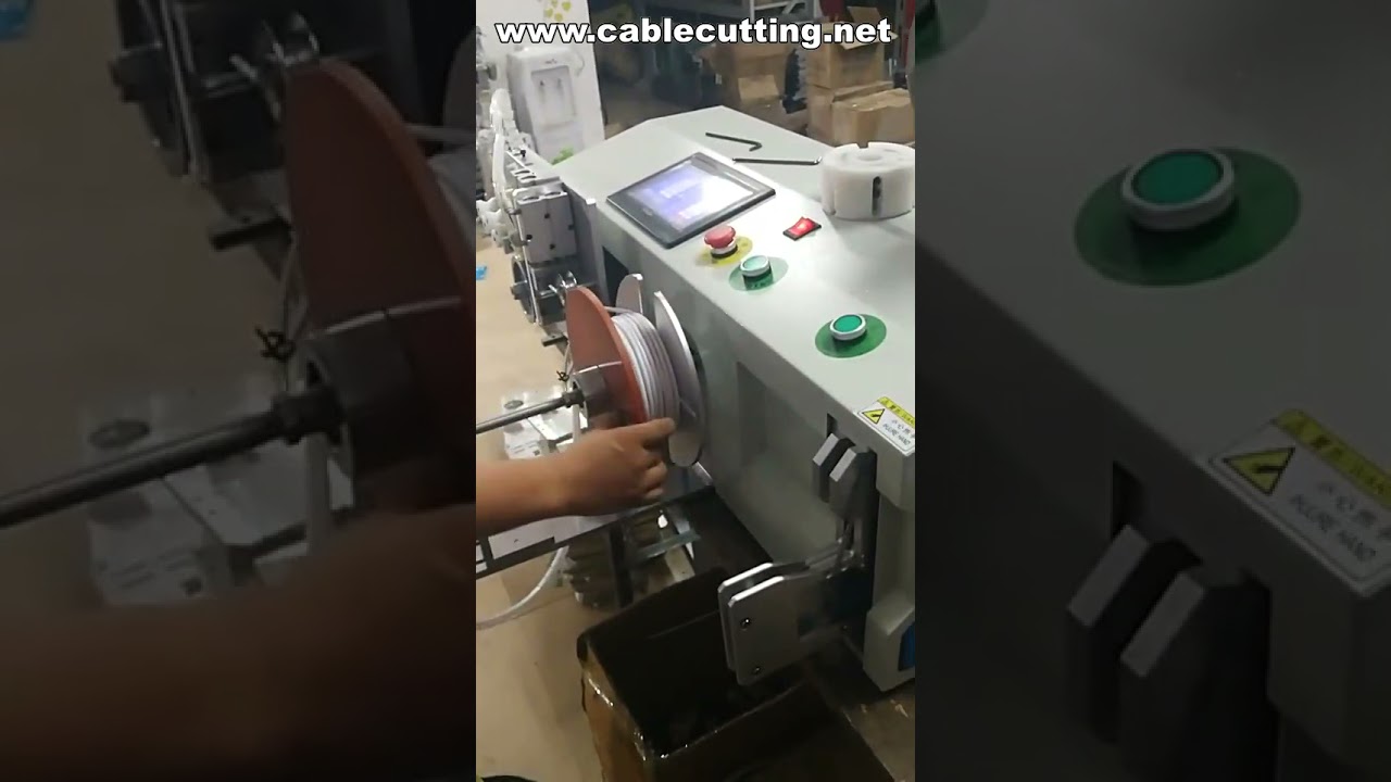Automatický navíjecí stroj na kabely a třídění USB datových kabelů