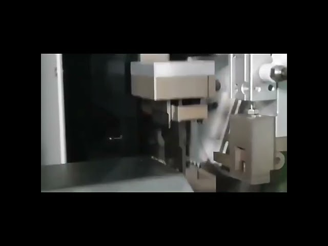 Plně automatický stroj na kabelové svazky – řezání, odizolování, krimpování a pocínování jedné hlavy #stroj