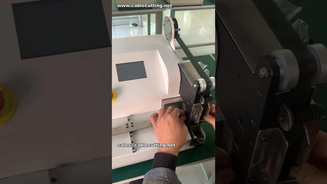 Stroj na bodové páskování a balení kabelových svazků – výrobní linka