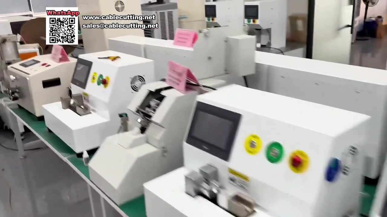Profesionální automatizované stroje na zpracování kabelových svazků a terminálů