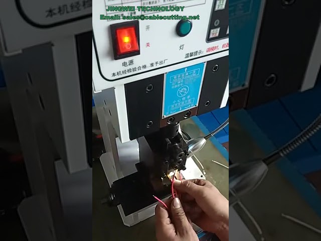 Poloautomatický ultratichý krimpovací stroj 1,5t – lis na kabelové koncovky OTP