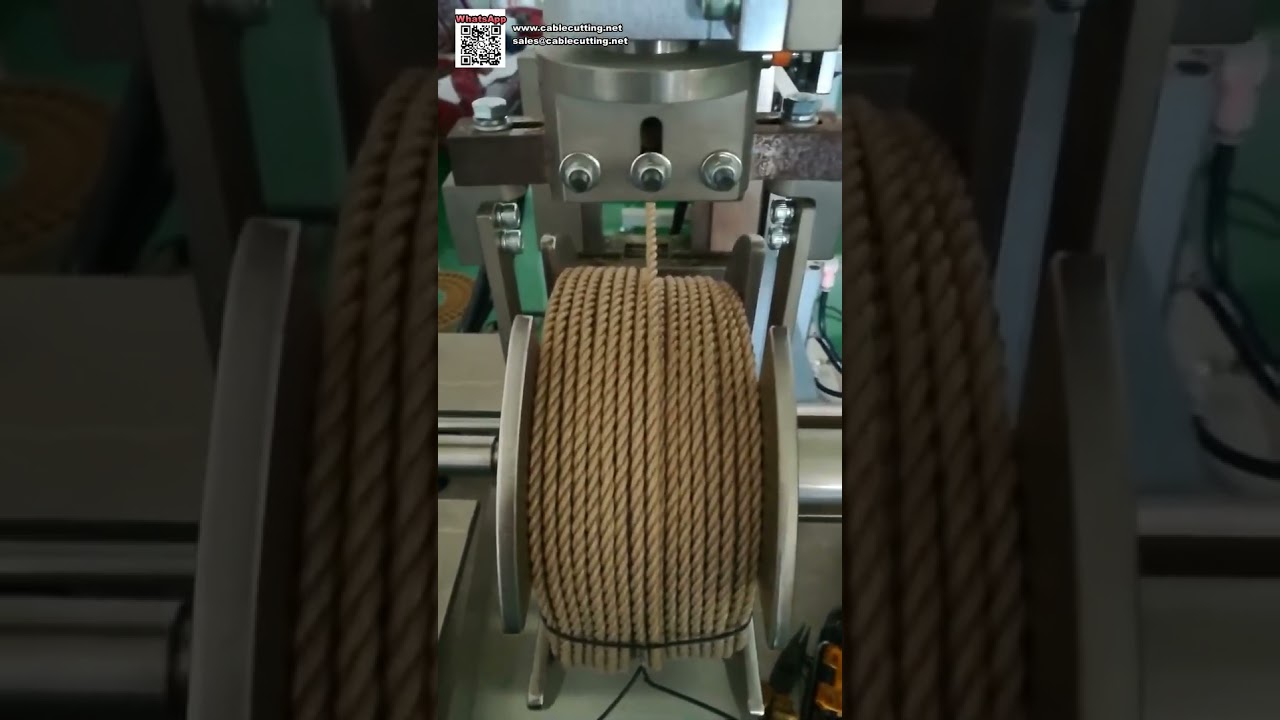 Automatický vázací stroj s vysokým výkonem pro balení lan a provazů