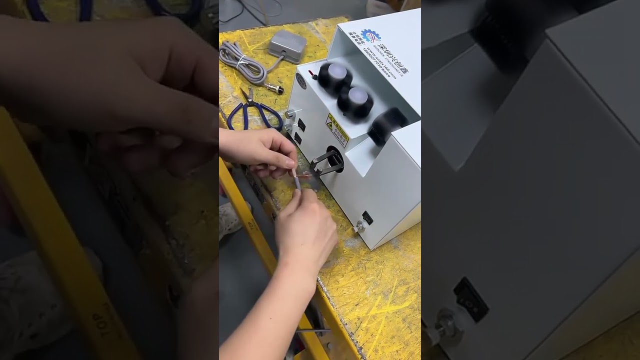 Pneumatický stroj na kartáčování drátů | Automatické kartáčování a kroucení kabelů 220V