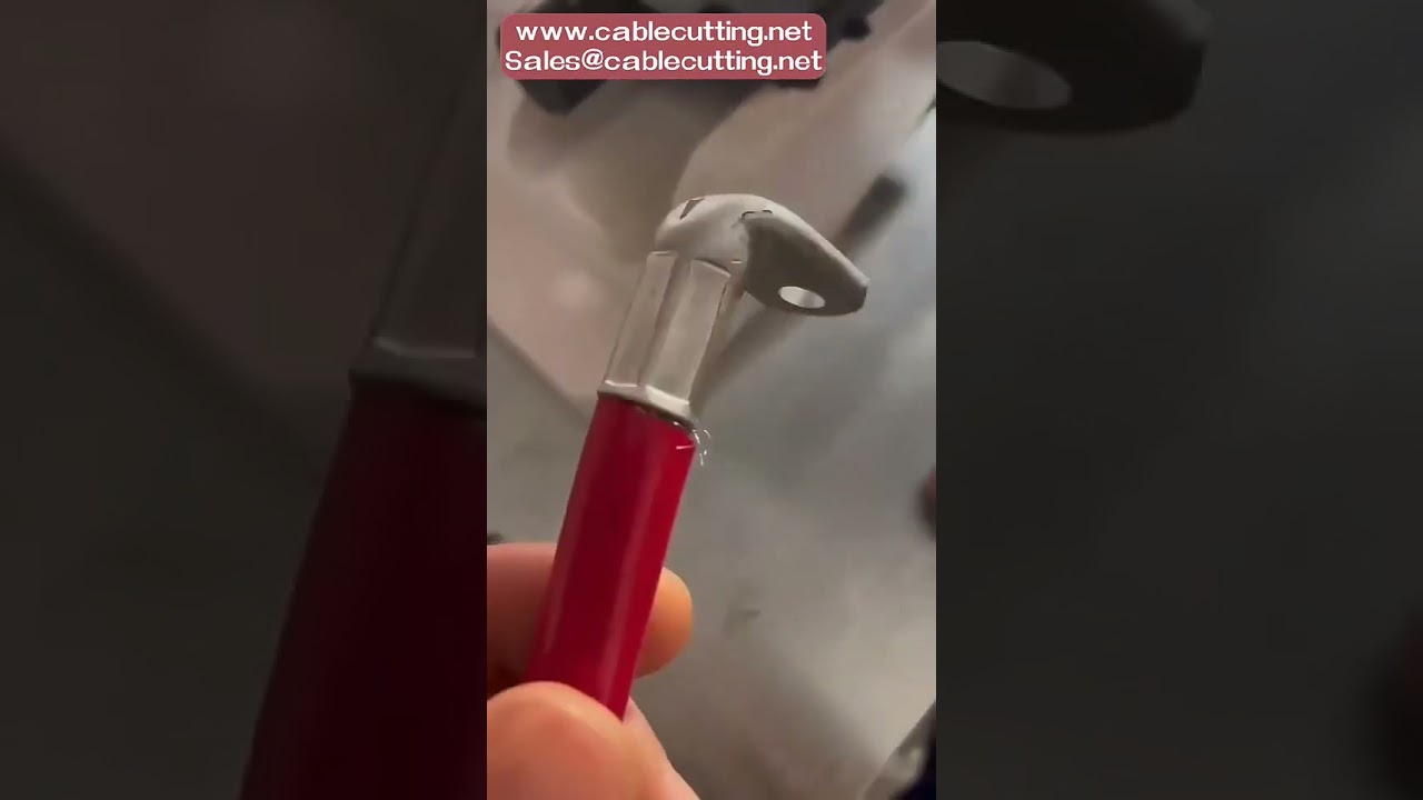 Poloautomatický krimpovací stroj na měděné trubkové koncovky 6T, 8T, 10T, 12T