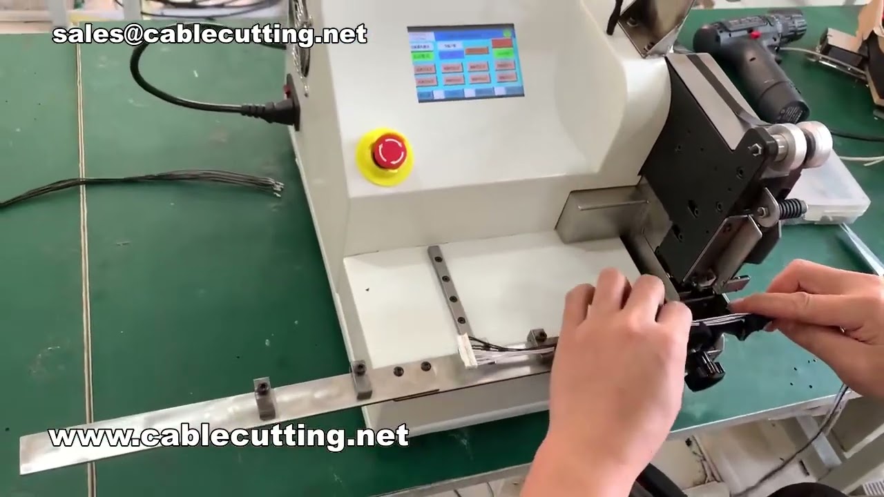 Stroj na bodové lepení pásky s průvodcem délky pro omotávání kabelových svazků #AutomatizaceVýroby