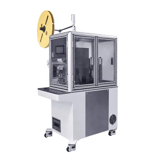 Poloautomatický stroj na odizolování, těsnění a krimpování vodičů WPM-5030 - Stroj na odizolování a krimpování